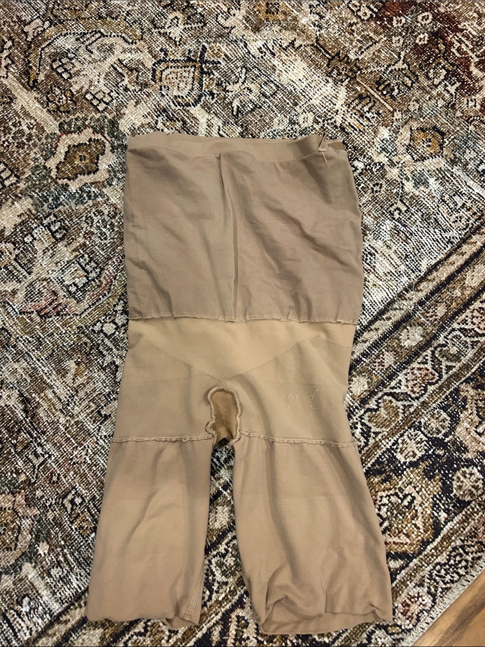 High-Waist Sculpting Shaper Shorts - Tan - Picture 7 of 7
